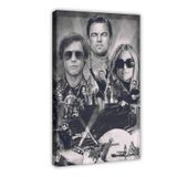XIAOHUANG Once Upon A Time Film Retro Klasik Film Posteri Kanvas Poster Duvar Sanatı Dekor Baskı Resim Oturma Odası Yatak Odası Dekorasyon Çerçevesi: 24×36 inç (60×90cm)