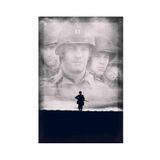 XIAOHUANG Saving Private Ryan Retro Klasik Film Posteri Kanvas Poster Duvar Sanatı Dekor Baskılı Resim Tabloları Oturma Odası Yatak Odası Dekorasyonu için Çerçevesiz: 20×30 inç (50×75cm)