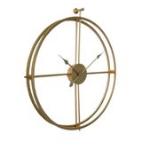 XIAOLZSL Duvar saati duvar saati dekoratif Modern 3D duvar saatleri Avrupa çiftlik evi Vintage saat yuvarlak demir Metal saat kapalı sessiz duvar saatleri ofis için