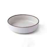 XIAOLZSL Salata meyve kasesi salata kasesi 7 inç ev seramik sebze kasesi yaratıcı meyve kasesi salata kasesi sebze derin kase düz yuvarlak kase Ramen kase
