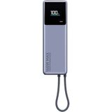 Xiaomi 165W Powerbank 10000 mAh Kapasite ile Yüksek Hızlı 2025 Model USB-C Çıkış Gücü - Açık Gri