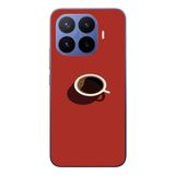 Xiaomi 17T Pro Uyumlu Sade Kahve Kupası Baskılı Silikon Kılıf