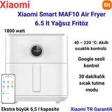 Xiaomi 1800 Watt Smart Maf10 Air Fryer 6.5 Lt Yağsız Fritöz + Hassas Mutfak Terazisi Hediye