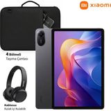 Xiaomi 8 GB Ram 256 GB Hafızalı 11 Inç Gri Tablet, 2.5k Yüksek Çözünürlüklü Ekran, Hafif ve Taşınabilir Kullanım, Taşınabilir Tablet Için Ideal | Set: Taşıma Çantası, Kablosuz Kulaklık - Grafit Grisi - Taşıma Çantası + Kablosuz Kulaklık