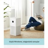Xiaomi Aktif karbon Yüksek Hava Temizleme Oranı Mi Air Purifier 4 Lite Akıllı Hava Temizleyici 360° Çok Yönlü Anti Alerjik-Hediyeli - Bej