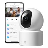 XIAOMI C201 iç mekan kamerası, HD 1080p 360°, güvenlik kamerası | Fiziksel deklanşör, düşük ışıkta gerçek renkler, iki yönlü ses, WiFi 6, Alexa ve Google uyumlu