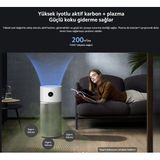Xiaomi Elite Akıllı Hava Temizleyici 125M2 Wi-Fi Bağlantı Gri Renkli Hava Sensörlü Temiz Hava Etkili Alan