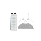 Xiaomi Essential Mjstg1 Uyumlu Yedek Hepa Filtre Yan Fırça Mop-4 Parça