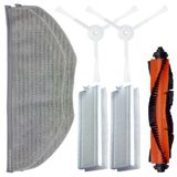 Xiaomi İle Uyumlu Mijia G1 MJSTG1 Robot Süpürge 1 Rulo 2 Yan Fırça 2 Hepa Filtre 2 Paspas Bezi