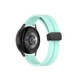 Xiaomi Imilab KW66 Uyumlu 22 mm Silikon Magnet Kordon(Güçlü Mıknatıs) Turkuaz