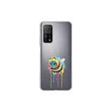 Xiaomi Mi 10 T ile uyumlu Splash arı Tasarımlı Slimfit şeffaf silikon kılıf