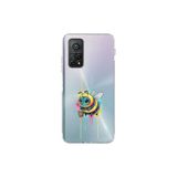 Xiaomi Mi 10 T Pro ile uyumlu Splash arı tasarımlı şeffaf silikon kılıf