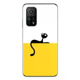 Xiaomi Mi 10 T Uyumlu Dişi Kedi Baskılı Silikon Kılıf