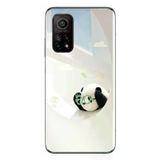 Xiaomi Mi 10 T Uyumlu Gözlüklü Panda Baskılı Silikon Kılıf