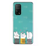Xiaomi Mi 10 T Uyumlu Kedi Patileri Baskılı Silikon Kılıf