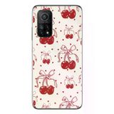 Xiaomi Mi 10 T Uyumlu Kiraz Bukleleri Baskılı Silikon Kılıf