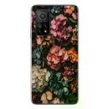 Xiaomi Mi 10 T Uyumlu Koyu Çiçekler Baskılı Silikon Kılıf