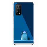 Xiaomi Mi 10 T Uyumlu Kulaklı Kedi Baskılı Silikon Kılıf