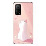 Xiaomi Mi 10 T Uyumlu Minnoş Kedi Baskılı Silikon Kılıf