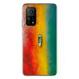 Xiaomi Mi 10 T Uyumlu Rengarenk Tekne Baskılı Silikon Kılıf