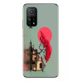 Xiaomi Mi 10 T Uyumlu Sahil Evi Baskılı Silikon Kılıf
