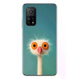 Xiaomi Mi 10 T Uyumlu Şaşkın Hayvan Baskılı Silikon Kılıf
