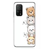 Xiaomi Mi 10 T Uyumlu Sevimli Hayvanlar Baskılı Silikon Kılıf