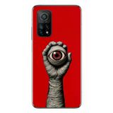 Xiaomi Mi 10 T Uyumlu Tek Göz Elde Baskılı Silikon Kılıf
