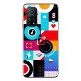 Xiaomi Mi 10 T Uyumlu Teknoloji Çizgileri Baskılı Silikon Kılıf