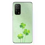 Xiaomi Mi 10 T Uyumlu Üçlü Yonca Baskılı Silikon Kılıf