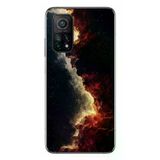 Xiaomi Mi 10 T Uyumlu Uzay Boşluğu Baskılı Silikon Kılıf