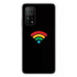 Xiaomi Mi 10 T Uyumlu Wifi Simgesi Baskılı Silikon Kılıf