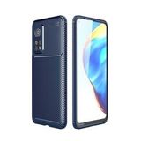 Xiaomi Mi 10T 5G Kılıf Zore Negro Karbon Tasarım Silikon Kılıf