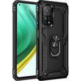 Xiaomi Mi 10T Pro Kılıf Sofya Yüzüklü Silikon Kapak - SIYAH-(5796)