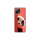 Xiaomi Mi 11 Lite Uyumlu Şeffaf Kılıf 4 Peluş Panda Tasarımlı