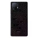 Xiaomi Mi 11 T-11 T Pro Uyumlu Klavye Tuşları Baskılı Silikon Kılıf