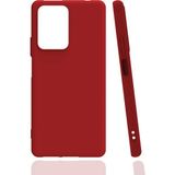 Xiaomi Mi 11T Pro 5g Kılıf Klfs Biye Silikon-Kırmızı