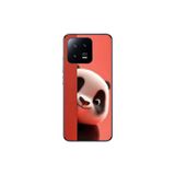Xiaomi Mi 13 Pro Uyumlu Şeffaf Kılıf 4 Peluş Panda Tasarımlı