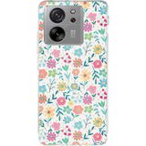 Xiaomi Mi 13T-13T PRO Uyumlu Dekoratif Çiçekler Baskılı Silikon Kılıf
