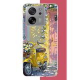 Xiaomi Mi 13T-13T Pro Uyumlu Sarı Mobilet Baskılı Silikon Kılıf