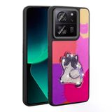 Xiaomi Mi 13T Kilif Parlayan Kabartmali Ikonik Figurlu Zore Amas Silikon Kapak