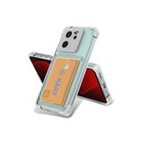 Xiaomi Mi 13T Pro Uyumlu Kılıf Airbag Tasarımlı Şeffaf Kartlıklı G-Kart Kapak