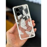 Xiaomi Mi 13T/13T Pro Kılıf Tasarımlı Desenli Kamera Korumalı Şeffaf Kelebek Esnek Yumuşak Silikon Kapak - Xiaomi 13T/13T Pro - Desi Kelebek