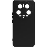 Xiaomi Mi 14 Ultra Kılıf Kamera Korumalı Silikon Rubber Arka Kapak - Siyah