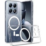 Xiaomi Mi 14T Pro Uyumlu Kılıf Zebana Sararmaz Clearmag Kılıf (M-Safe Uyumlu) Şeffaf