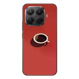 Xiaomi Mi 15T Pro Uyumlu Sade Kahve Kupası Baskılı Silikon Kılıf