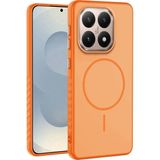 Xiaomi Mi 15T Uyumlu Kılıf Zebana Mono M-Safe Silikon Kılıf Turuncu