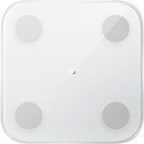 Xiaomi Mi 2 Akıllı Bluetooth Tartı Baskül Yağ Ölçer Beyaz Cam Malzeme ile Hassas Ölçüm