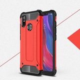 Xiaomi Mi 6X / Mİ A2 ile uyumlu Çİft Katman Koruyucu Crash Military Tank Kılıf - Kırmızı