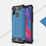 Xiaomi Mi 6X / Mİ A2 ile uyumlu Çİft Katman Koruyucu Crash Military Tank Kılıf - Mavi